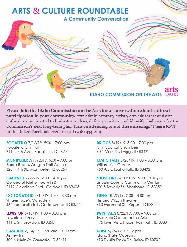 Arts Culture Roundtable Lewiston Nez Perce Tribe